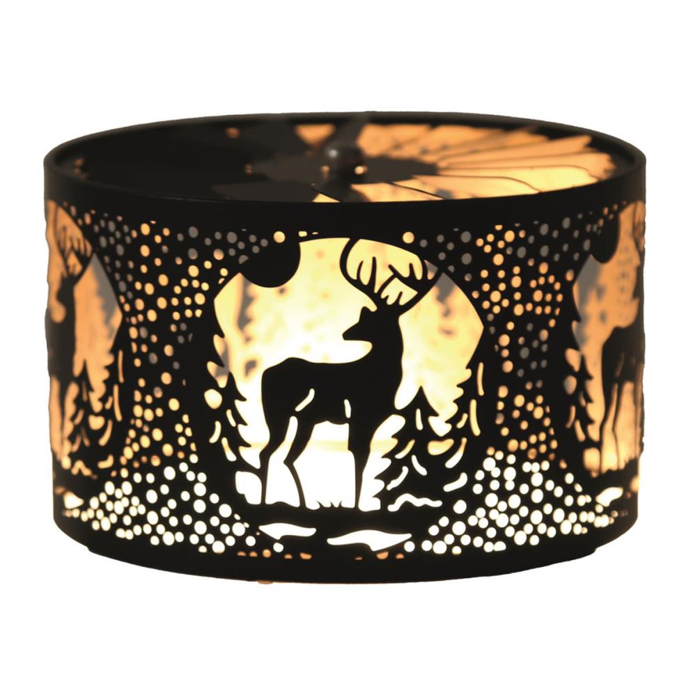 Aroma Silhouette Black & Gold Carousel Stag Shade  £11.69